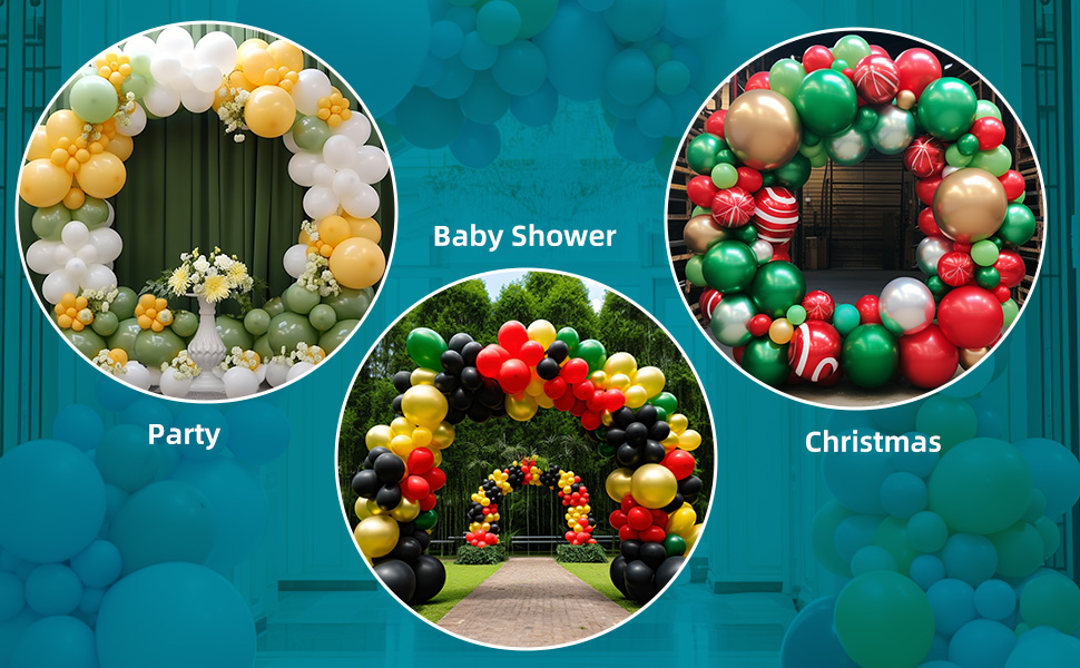 Uzant Balloon Arch Stand, 7.5ft Large Round Backdrop Stand