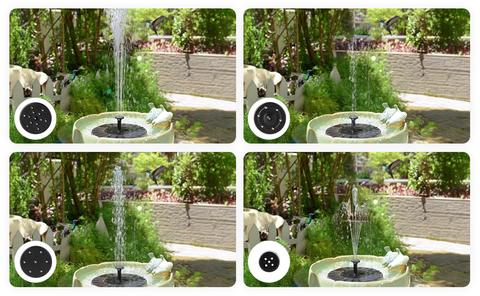 solar water fountain