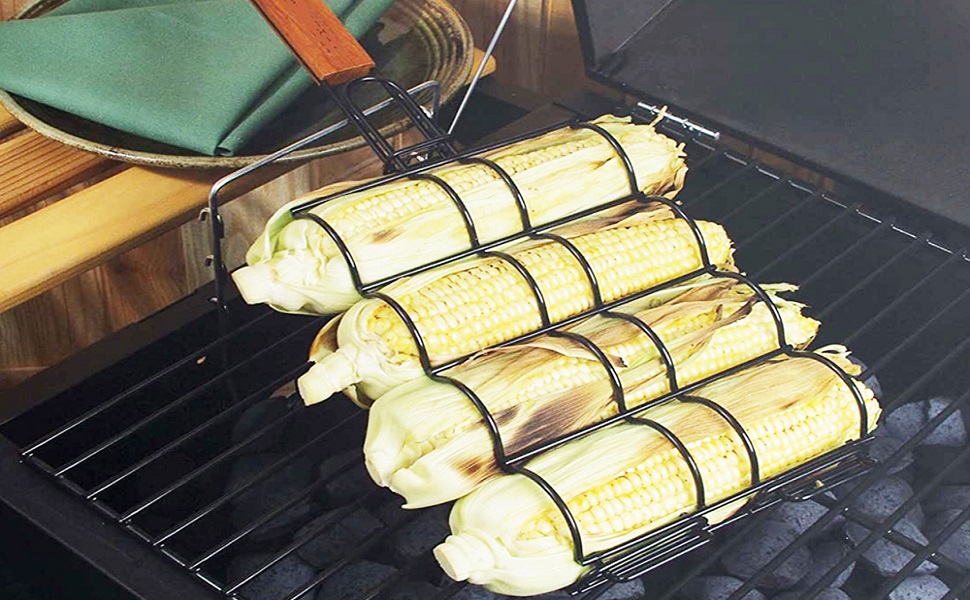 Veemoon Grill Baskets Stainless Steel Barbecue Grilling