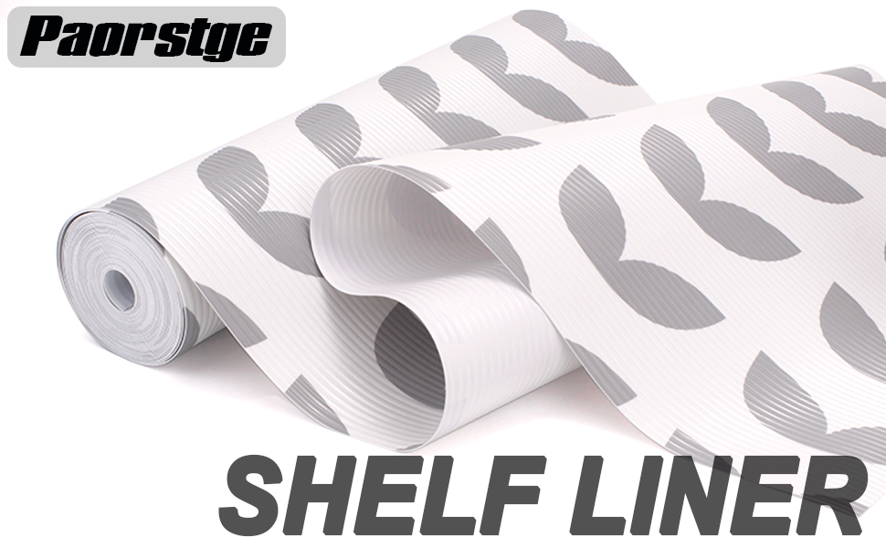 Shelf Liners for Kitchen 12 Inch x 20 FT, Plastic Shelf Liner, Non