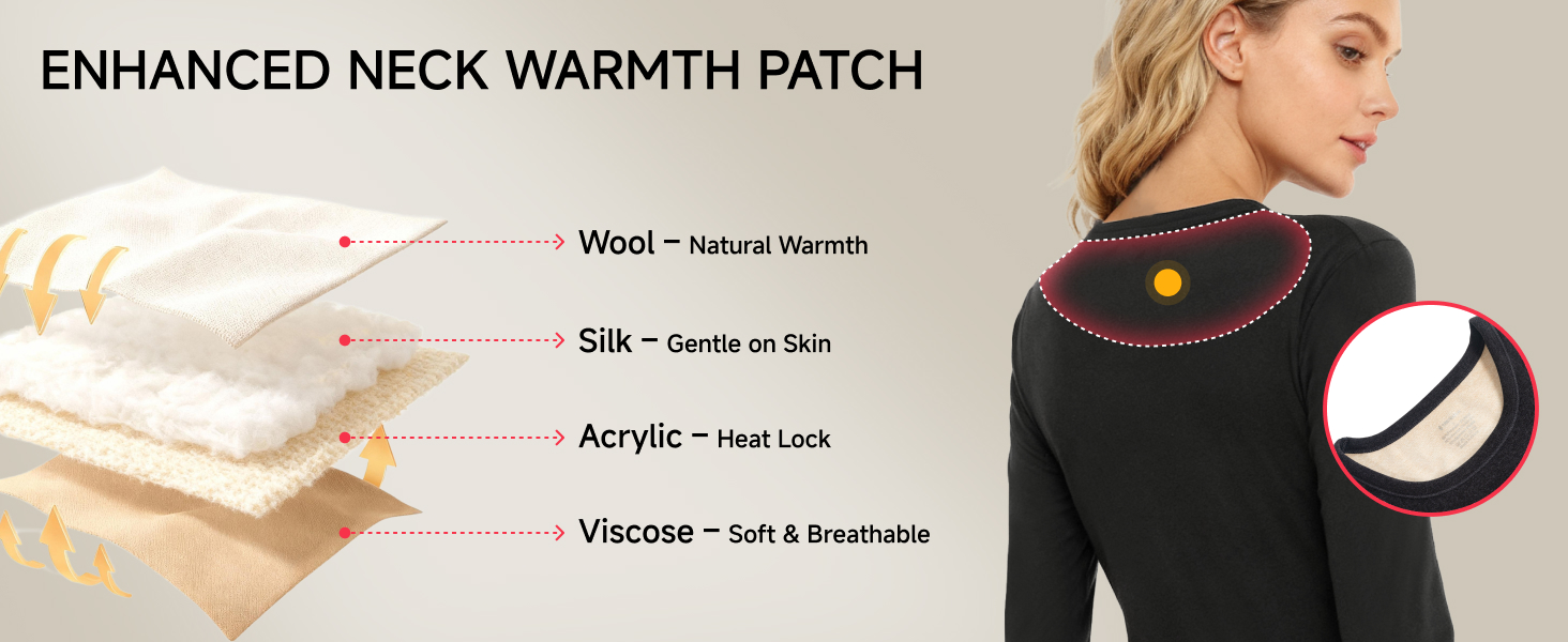 Enhanced Neck Warmth Patch