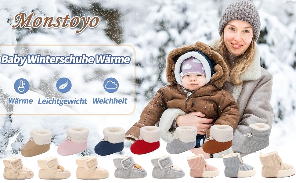 Text reads 'Image 6'. Collection of winter accessories including hats, scarves, and gloves displayed in outdoor snowy setting.