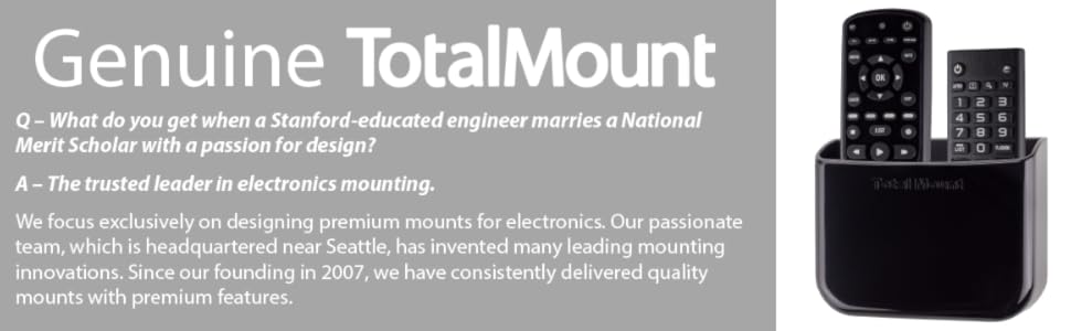 TotalMount Hole-Free Remote Holder