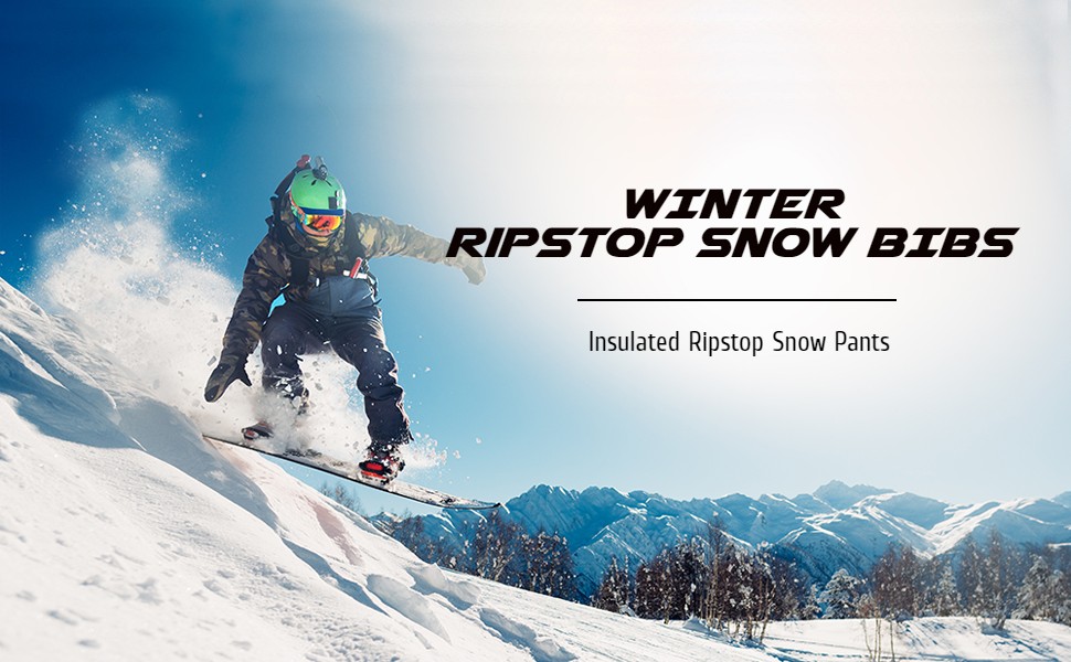 Winter Ripstop Snow Bibs