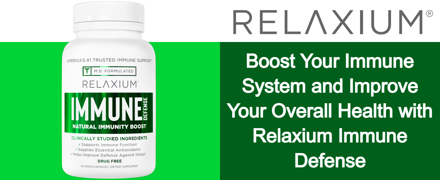 Relaxium Immune System Defense Supplement for Better Health