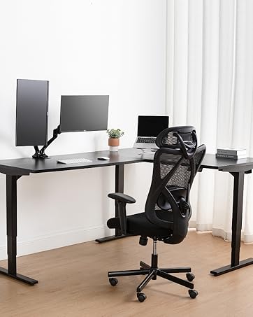 Standing desk l-shaped desk