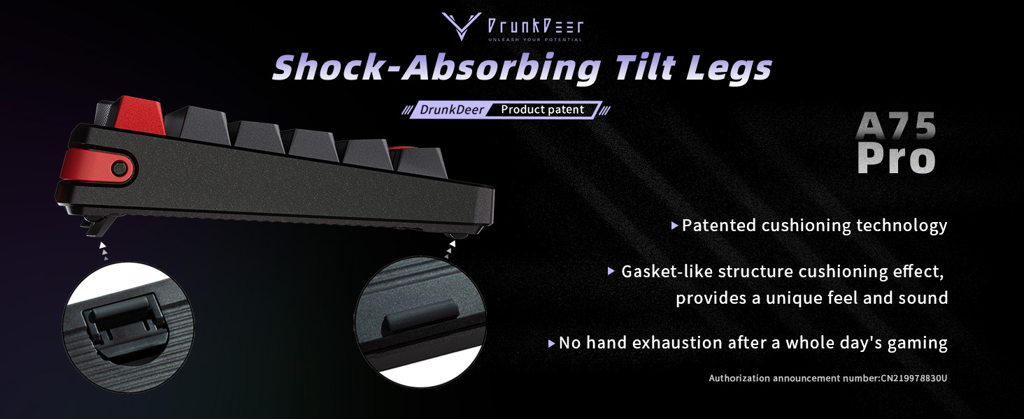 Shock-Absorbing Tilt Legs