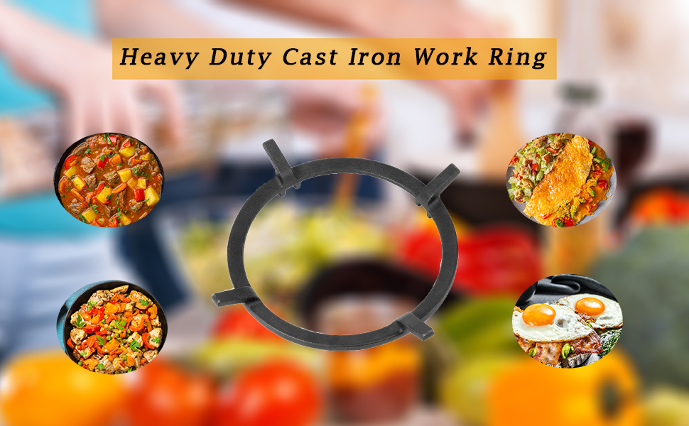 Cast Iron Wok Support Ring For Samsung Gas Range Oven, GE Appliances JGBS66REKSS