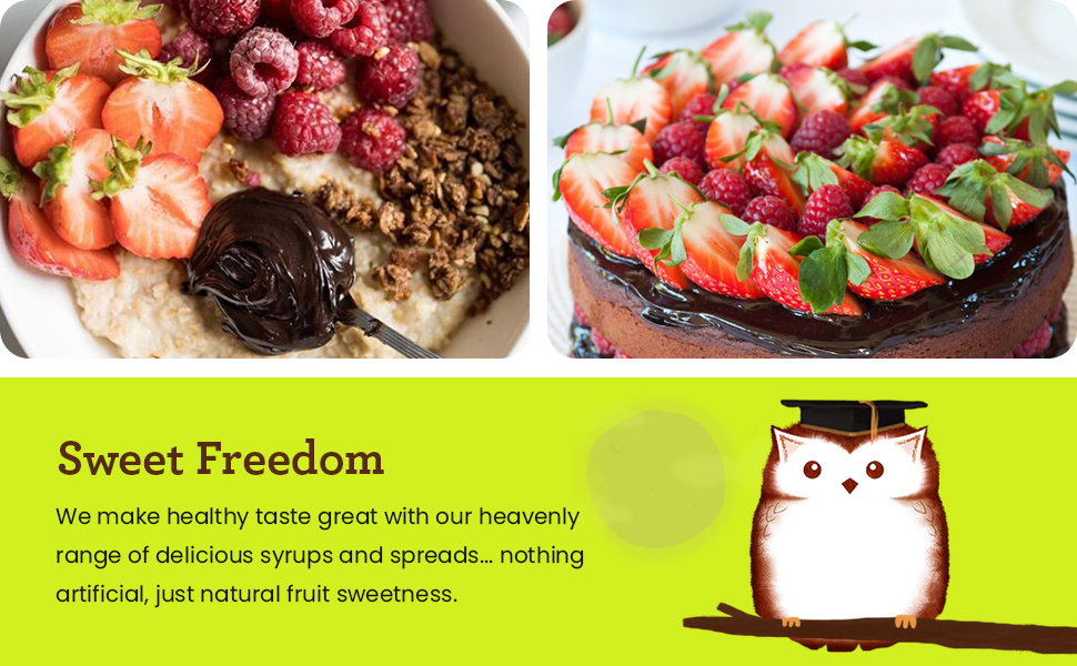 sweet freedom, chocolate, choc pot, spread, natural, vegan, berry, cake, porridge