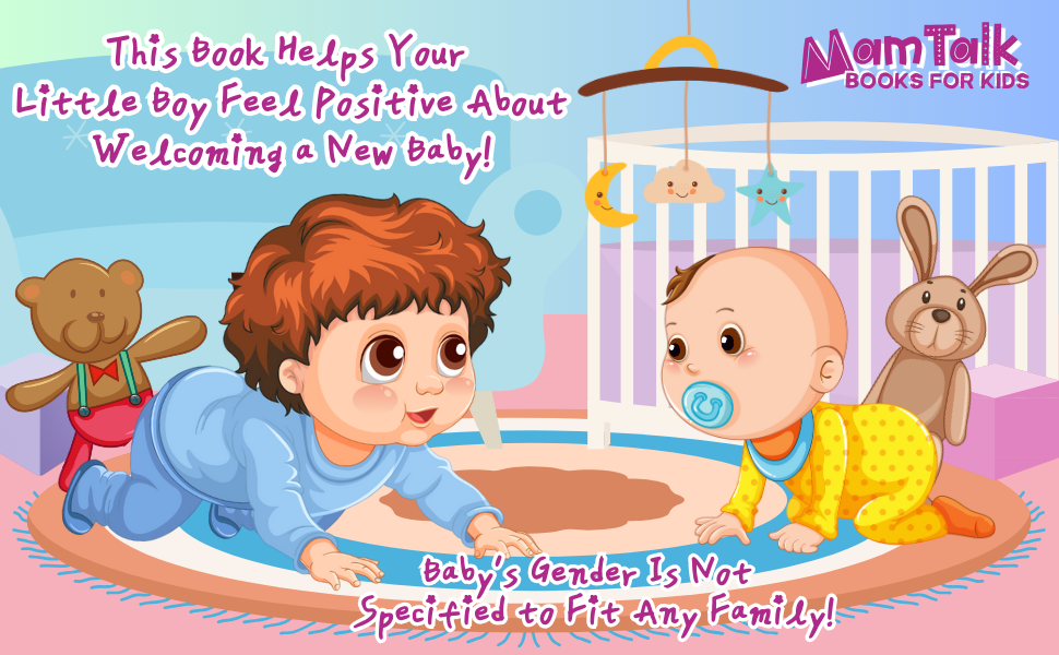 Big Brother Book for 1, 2 and 3 Year Old Toddler Boys by MamTalk