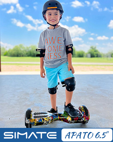 Hoverboard with combination of attachment of the seat, axes for the 6.5 "self-tank mouse with Bluetooth speakers and LED lights for children adults guys boys (they include go-kart) 21 Hoverboard for children for children for teenagers