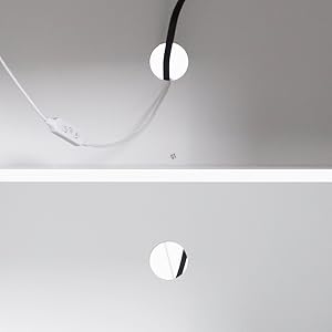 Farmhouse End Table, 24" Large Sofa Side Table with Charging Station