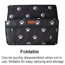 BYGD Car Seat for Dogs, Dog Car Basket with Leveling Support Rod, Car Accessory for Dogs, Suitable for Small and Medium Pets 26 1