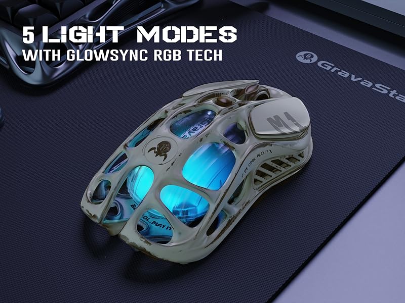 Amazon.com: GravaStar Computer Mouse, Mercury M1 Pro