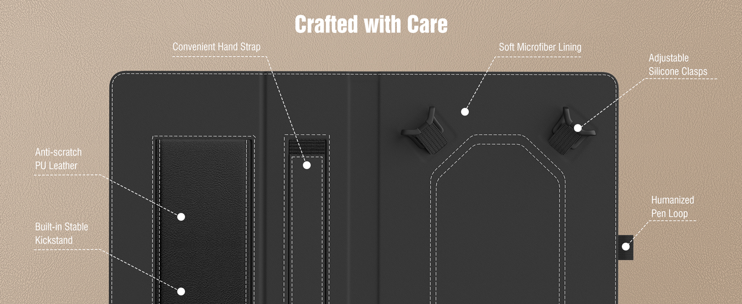 Close-up of a dark leather wallet or card holder, showcasing detailed stitching and multiple card slots. The product appears to be handcrafted with attention to design elements.