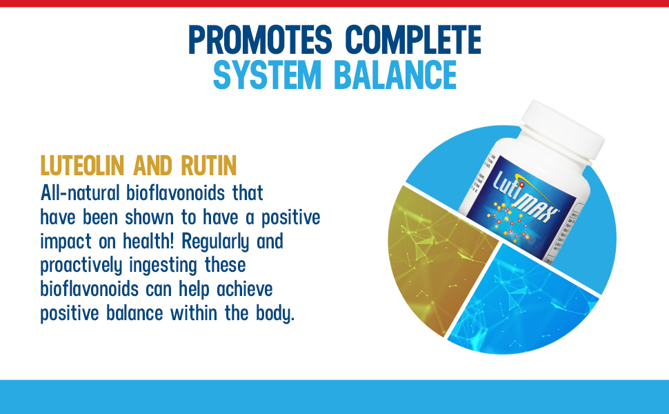 Lutimax Luteolin Complex w/Rutin Brain Supplement for