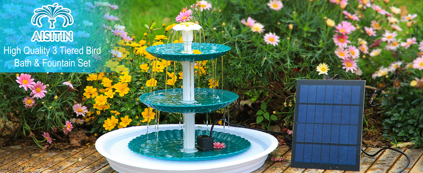 Solar Water Fountain
