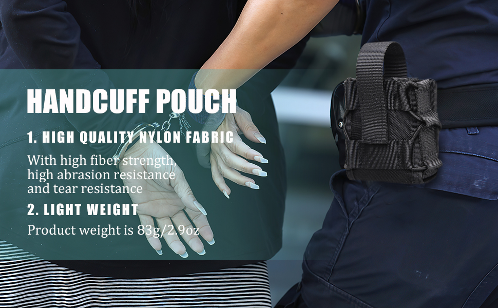 Handcuff Pouch,Handcuff Holster,Handcuff Case Fit ASP
