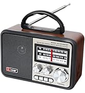 Amazon.com: Retro Vintage Radio, Portable AM FM Radios