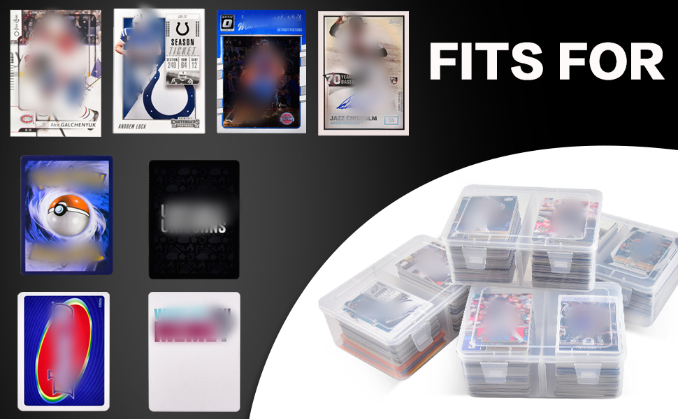 1600+ Baseball Card Storage Box, Sports Cards Holder