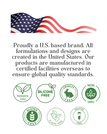 Designed and developed in the USA. Responsibly manufactured abroad.