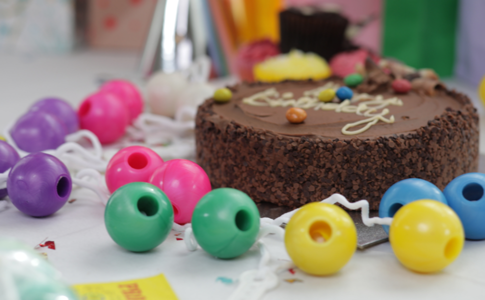 Riff Ruffle 12 Clacker Ball Set Assorted Clacker Balls on a String