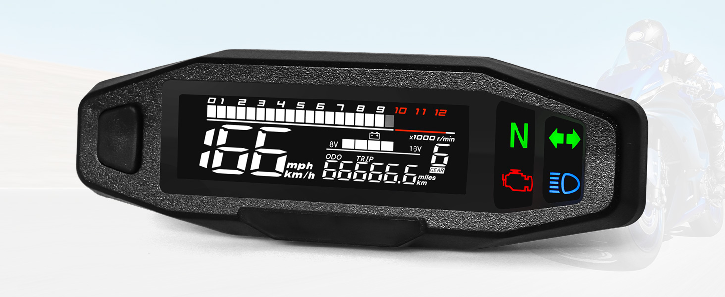 Speedometer for dirt bike