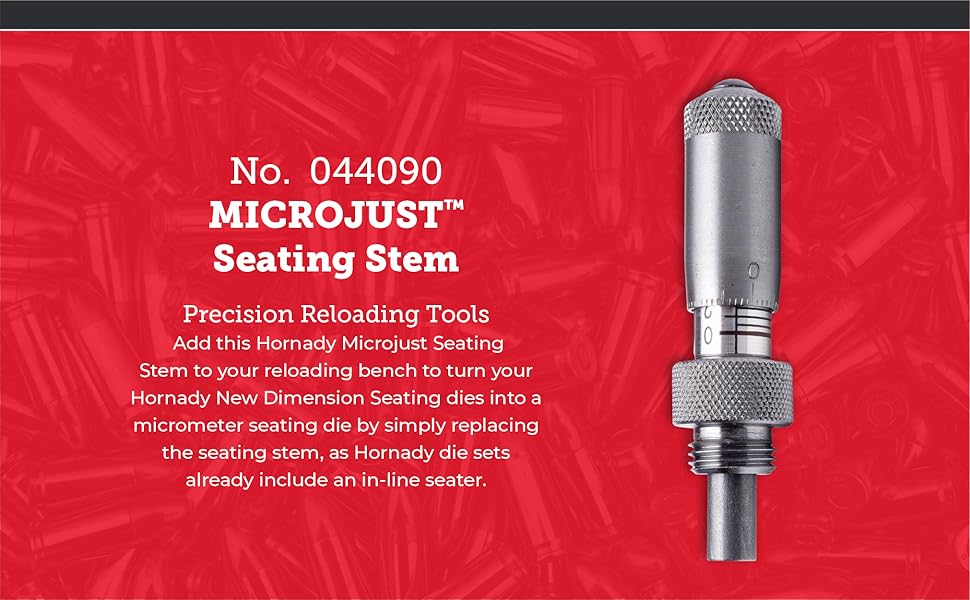 H35 Hornady Micrometer Microjust Seating