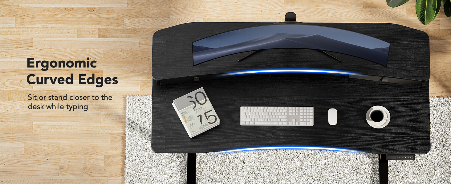 electric standing desk with drawers