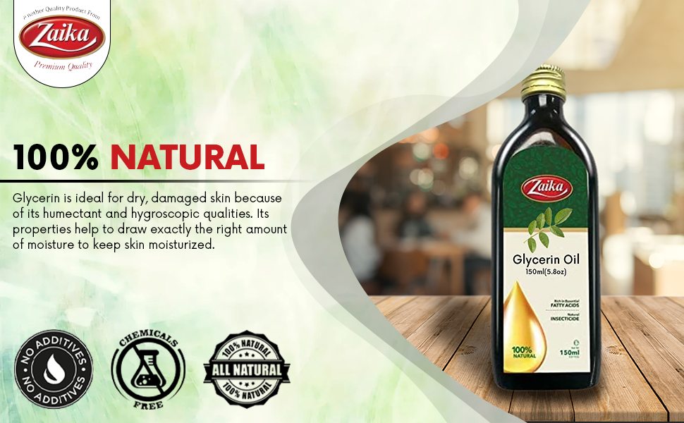 Zaika All Natural Glycerin Oil