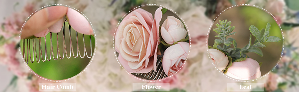 wedding hair flower hair clip hair comb hair accessories women wedding hair accessory