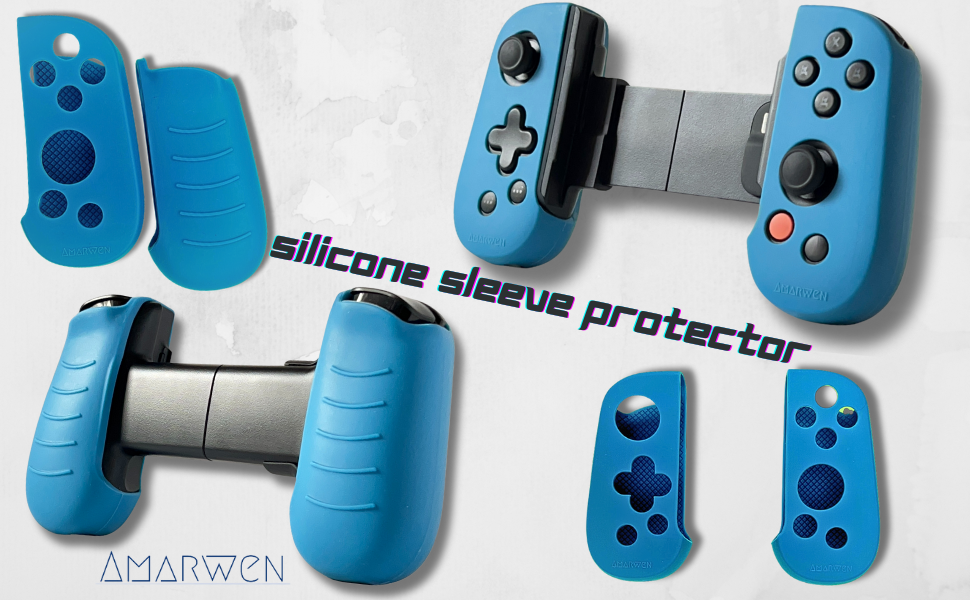 Silicone Grip Case Cover + Thumb caps for Backbone One