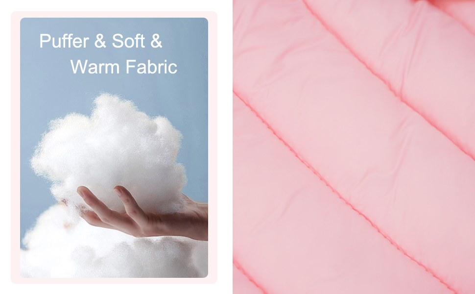 baby girl puffer jackets