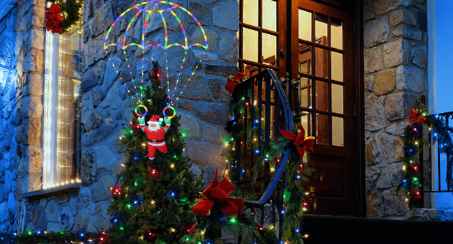 Battery Operated Hanging Xmas Lights