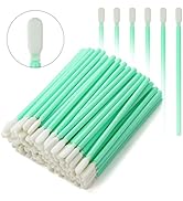 AAwipes Foam Cleaning Swab Sticks (100pcs 3.4mm Head Width Round Foam Tips, Green) Cleanroom Clea...