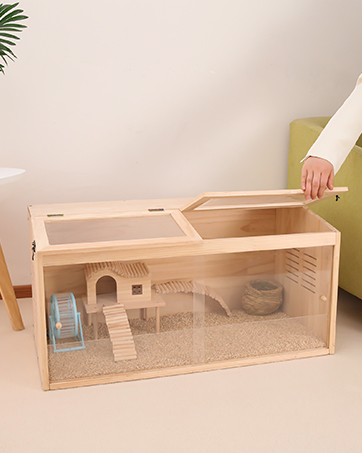 Wooden Hamster Cage