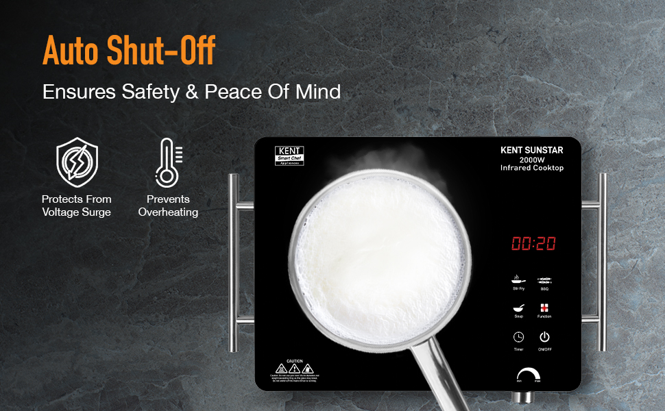 KENT Sunstar Infrared cooktop