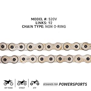Amazon.com: NICHE 520 Drive Chain 92 Links Standard Non O