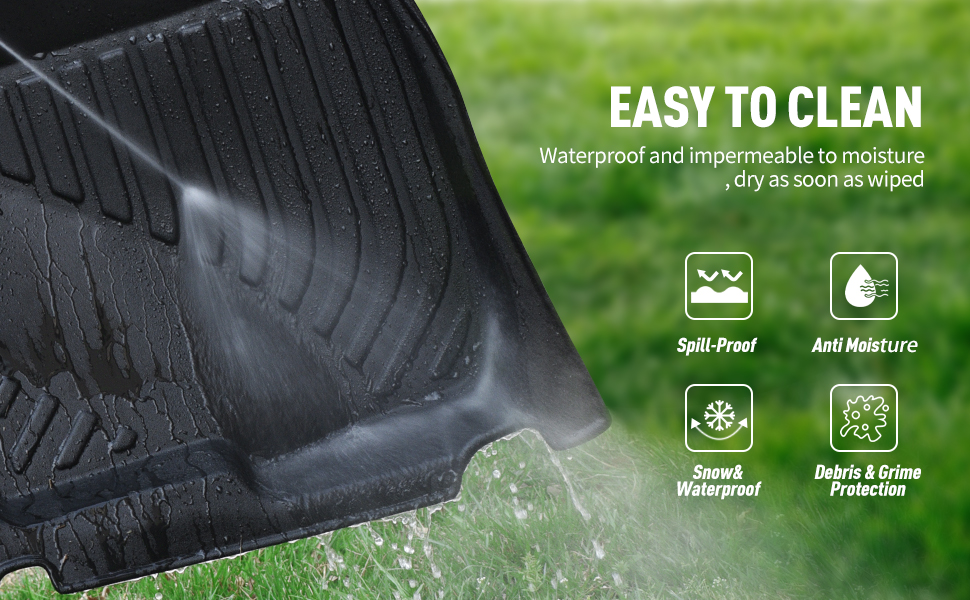 RILLEC Floor Mats Custom Fit for 20142019 Toyota