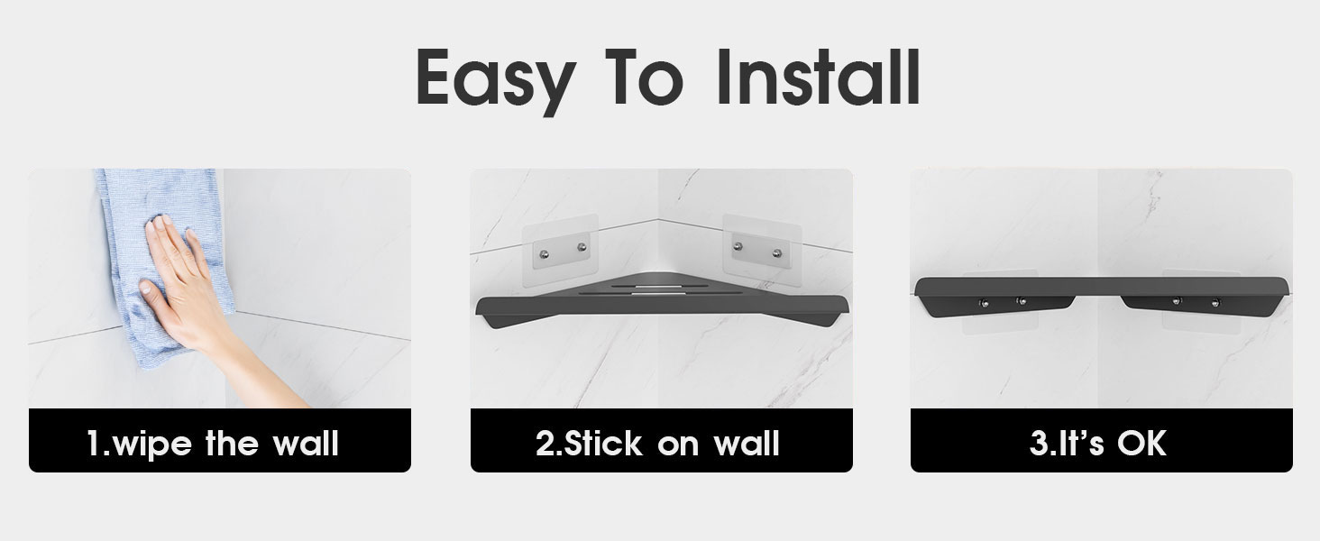 AUSAULAC Corner Shower Shelf