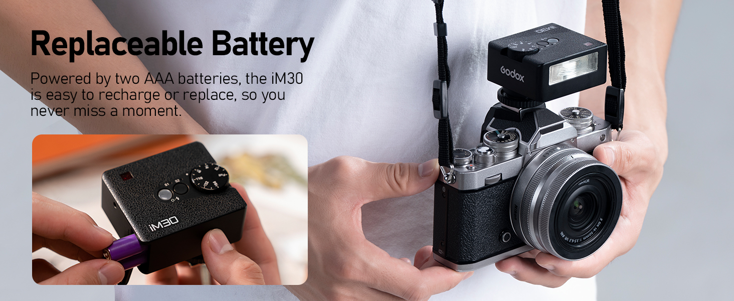 iM30 camera speedlite