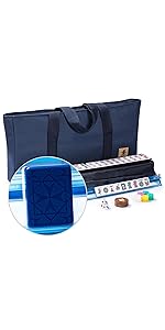 American Mahjong Set, “Santorini” with Soft Case