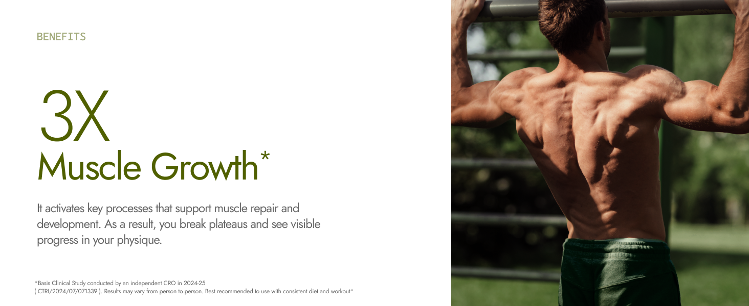 Supports muscle growth