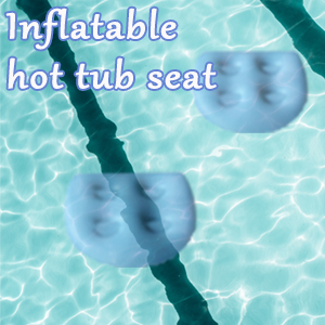 SPA Spa Massage Pad - 4pcs Inflatable Bathtub Massage Pad Cushion