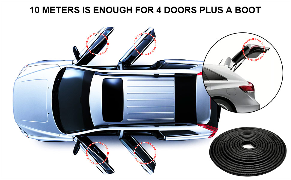 10M/32Ft Car Door Edge Protector, BetterJonny Car Door Edge Guards