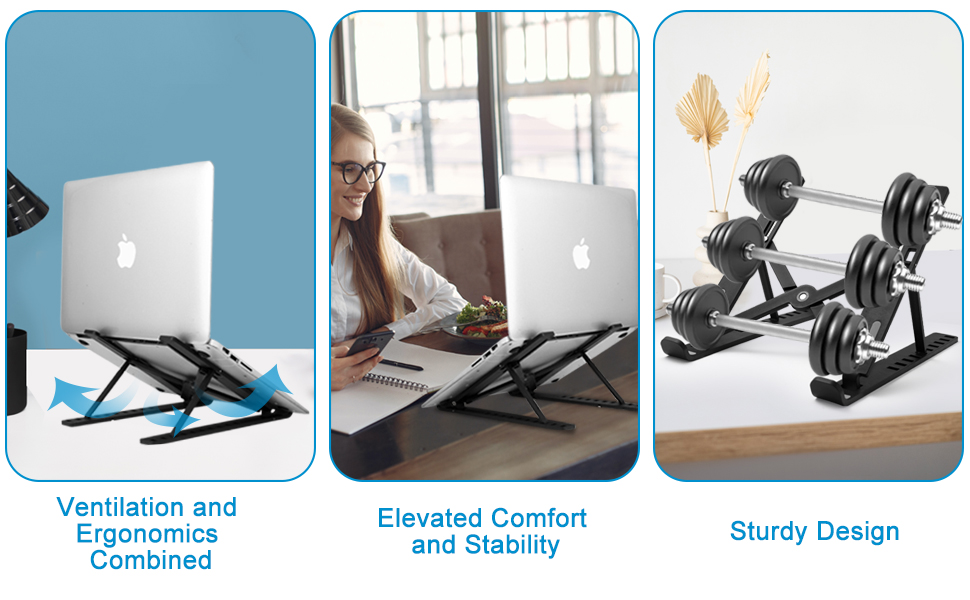 Laptop Stand for Desk,MacBook Portable foldable Stand
