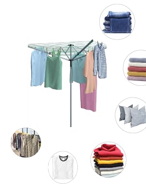 Adatto per asciugare tutti i tipi di vestiti con elevata capacità di carico