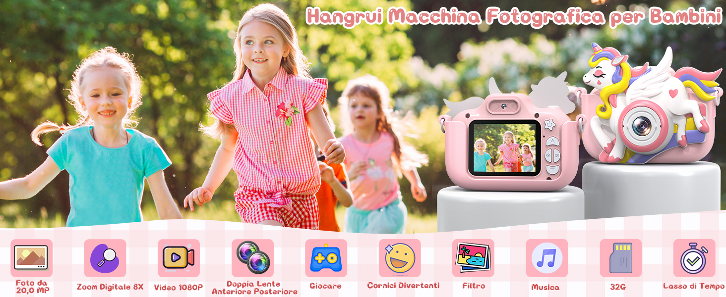 macchina fotografica bambini