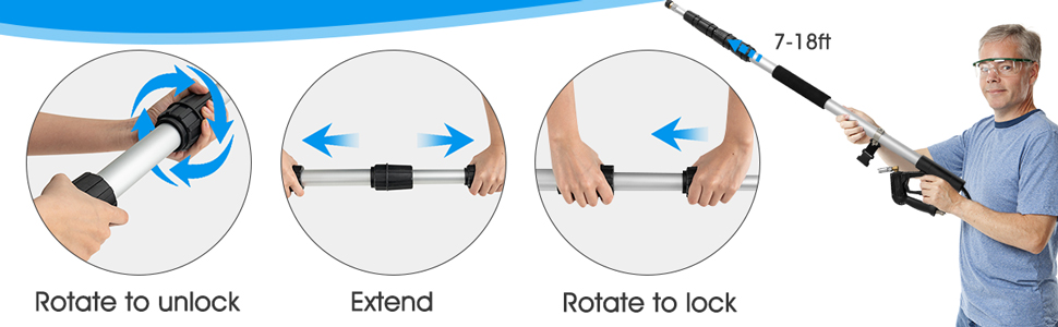 Pressure Washer Extension Wand