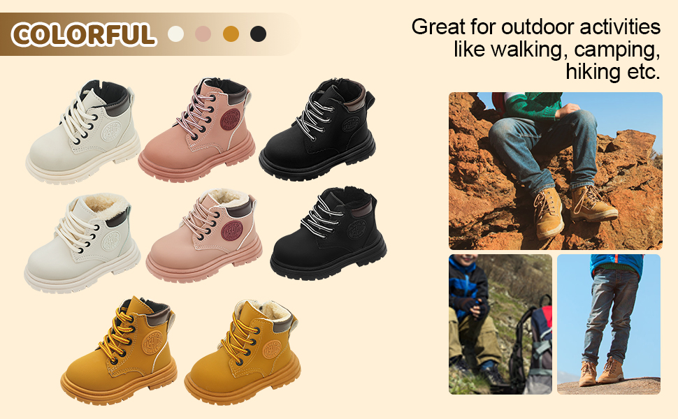 Boys Girls Ankle Boots